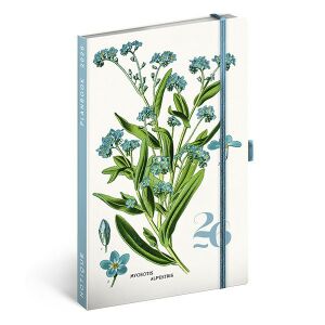 REALSYSTEM Herbarium 2026 heti tervező virágmintával - REALSYSTEM