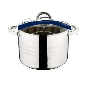 Blaumann Gourmet Line - Rozsdamentes Fazék Üvegfedővel - 7.7L 139574654 - Blaumann