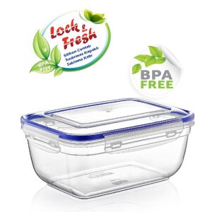 Frissentartó Tárolódoboz - 2.3L, Szögletes, Patentzárral 139575187 - Ételtárolás