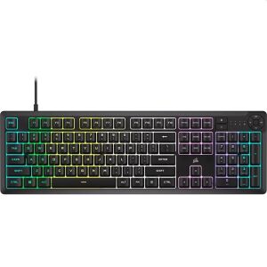 Corsair K55 CORE RGB Gamer Billentyűzet - Fekete, Testreszabható Világítás 139576144 - Corsair