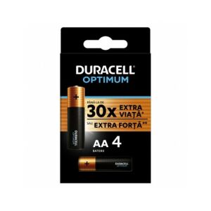 Duracell R6 AA Optimum Batterien, 4 Stück