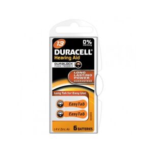 Batérie do načúvacích prístrojov Duracell HA ZA13 6 ks 139616360 - Duracell Batérie