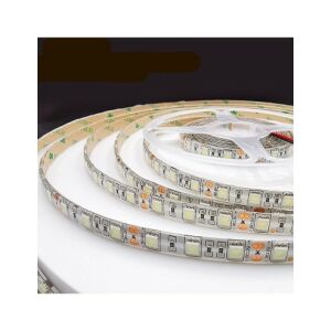 Neutralweißer 4000K LED-Streifen mit 60 5050 LEDs/Meter, 24V, wasserdicht, 5 Meter Rolle Weiß