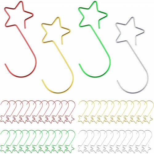 80er Set Weysoo Weihnachtsornamenthaken, mehrfarbig, Metall, 5,1 x 2,2 cm 139620068