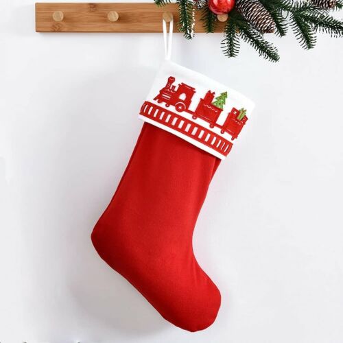 XWTEX Weihnachtsstrumpf, rot, Textil, 48 x 20 cm 139620070