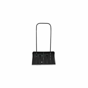 Snow shovel with handle and wheels, 800x460 mm - STR