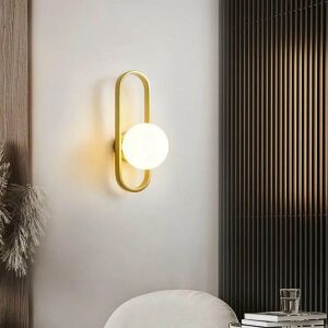 Aplica Amena 1x E14 Alb Auriu 139622765 - Aplice perete