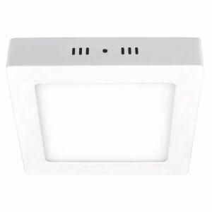 Квадратен LED спот, за повърхностен монтаж, 24W=200W, 6400K, студена светлина 139622769 - Лампи и осветление