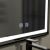 Rechteckiger LED-Spiegel 60 x 90 cm, Edge LUMINOUS Touch Defog System, schwarzer Rahmen 139622826