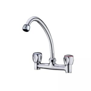 Standmixer mit drehbarem Auslauf, Metallverbundstoff, Chrom, SR001 139622862 - WC-Sitze, Duschkabine, Wasserhahn, Duschtür, Badezimmerschrank, Wäschekörbe und Brausegarnitur