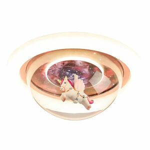 LED-Kronleuchter UNICORN, 104W, Kaltes/Warmes/Neutrales Licht, Pink 139622895 - Lampen für Kinder