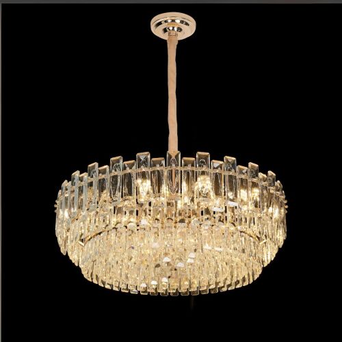 Candelabru Cristal FONTAINEBLEAU Supremo, 15x E14, Diametru 75cm, Auriu, Inaltime Reglabila 139622937