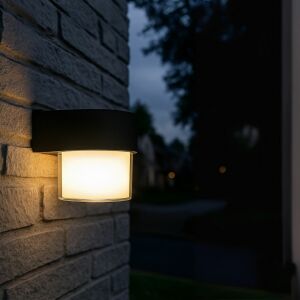 MIRA Fekete LED Kültéri Fali Lámpa - IP65, Meleg Fény 139623102 - Villanyszerelés