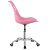 Springos Rózsaszín Ergonomikus Forgószék Oldalnézet
