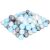 Kg0042 100-piece play ball set in light blue, pearl, and gray