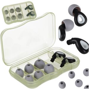Füldugók szilikon dugók zajcsökkentő készlet 3 méretben, minden méret és szín - Füldugó