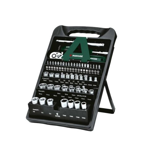 PARKSIDE PSSS 61 D4 61 darabos dugókulcs készlet tokban