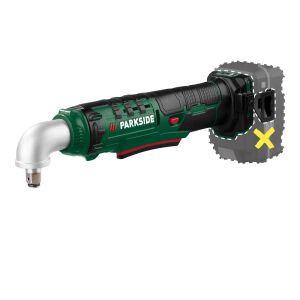 PARKSIDE® PAWS 20 A1 20V Akkus sarok csavarozó / ütvecsavarozó kofferben - 4 db Cr-Mo dugókulccsal - X20V, 40/76 Nm (akkumulátor és töltő nélkül)