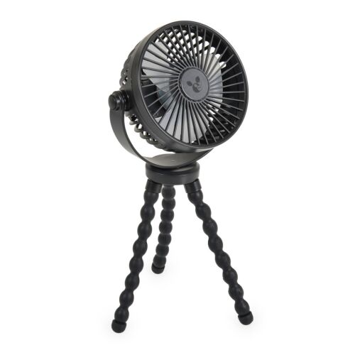 Cangaroo Vento babakocsi ventilátor rugalmas állvánnyal, fekete - Ventilátor