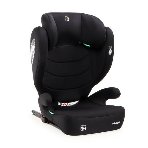 Moni i-Race I-Size Fekete Autósülés - Első Szögletes Nézet