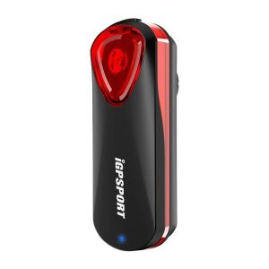 iGPSPORT SR30 rear bike light, angled view - Bicycle Light