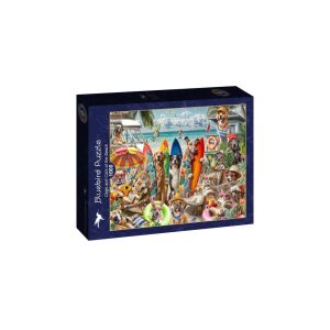Bluebird - Dogs and Cats at the Beach Puzzle - 1000 db 139630850 - Puzzle & Kirakó