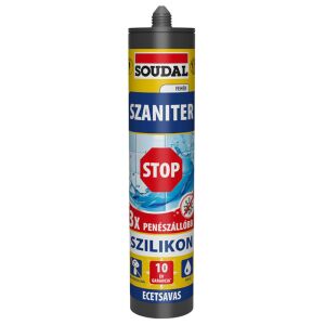 Soudal Stop Neutrális Szaniter Szilikon - Fehér, 280ml