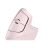 Logitech Lift Vertikale Maus - Rosa, 3/4-Ansicht