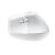 Logitech Lift Ergonomische Maus in Weiß - schräge Ansicht