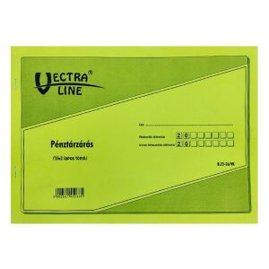 VECTRALINE Pénztárzárási Nyomtatvány - A/4, 2x25 lap 139634053 - Üzleti nyomtatvány