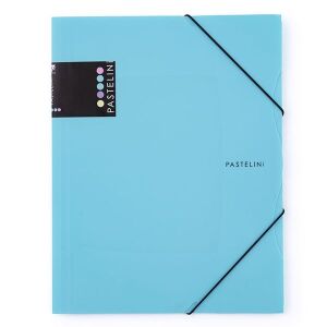 PASTELINI A/4 Gumis Mappa - Kék, PP, 250 lap kapacitás 139634061 - Pastelini