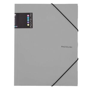 PASTELINI A/4 Gumis Mappa - Szürke Műanyag 139634102 - Pastelini