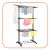 3-level rolling clothes drying rack, 17 m drying surface, 10 kg 139634123