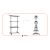 3-level rolling clothes drying rack, 17 m drying surface, 10 kg 139634123