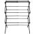 Springos black adjustable width clothes drying rack, 7,5 m/15 kg 139831020