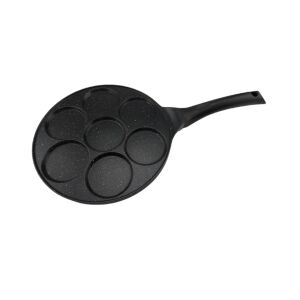 27 cm-es tojás- és palacsintasütő 7 mini körrel, tapadásmentes bevonattal - Palacsintasütő