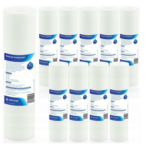 Klarwod FCPS5 5 Mikron Üledékszűrő Betét - 10" 10 db 139640218