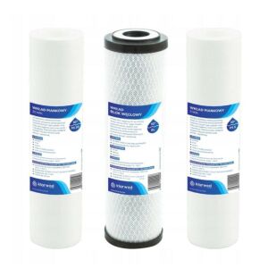 Klarwod RO Előszűrő Szett - 3 Utas, Aktívszén + Polipropilén 139640221 - Vízforgató kiegészítő