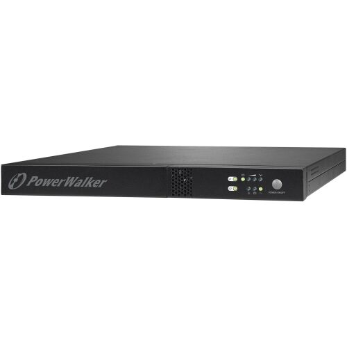 PowerWalker VFI 1000R/1U (UPS) Dupla konverziós (online) 1 kVA 800 W 3 AC  Szünetmentes tápegység (UPS) 139641809