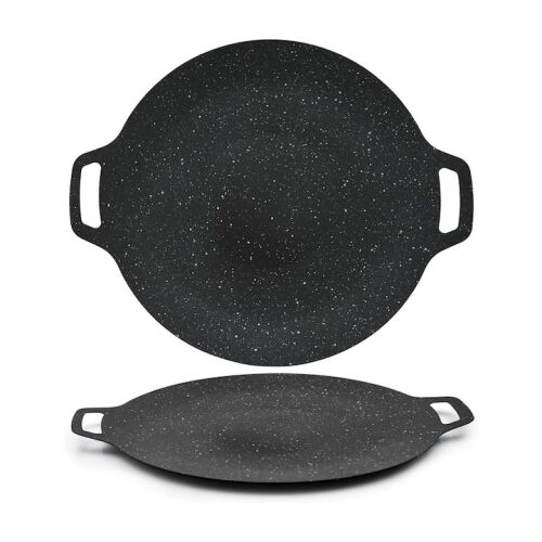 NEXTLY Японски плот, незалепващ, лесен за почистване, за директно готвене на котлон / индукционен плот / грил, диаметър 38 см, черен 139643922