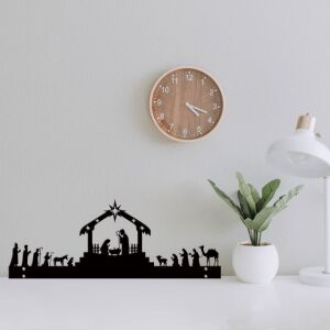 Коледна украса WILDPARTY, метал, черна, 38 x 14.1 см 139643950 - Сезонна украса