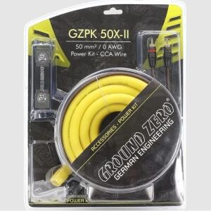 Ground Zero GZPK 50X-II 50mm² Autóerősítő kábelkészlet - Autóelektronika