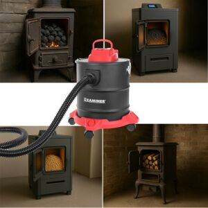 Kaminer hamuporszívó kollázs kandallótisztítási példákkal - Hamuporszívó