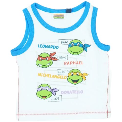 Nickelodeon Ninja Turtles Fiú Atléta - Fehér, 74-es méret 139644965