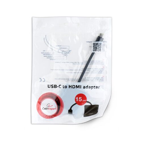 Adaptor Cablexpert USB-C la HDMI, Negru | Cablexpert 139648784
