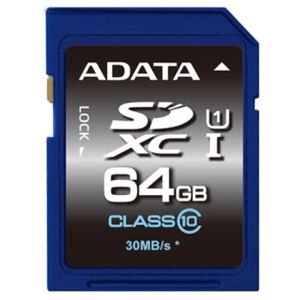 ADATA | Premier | 64 GB | SDHC | Flash-Speicher Klasse 10 | Nein 139648882 - Speicherkarten