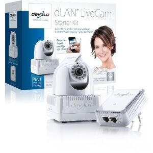 Devolo LiveCam Powerline Beltéri Dome Kamera 139650347 - Devolo