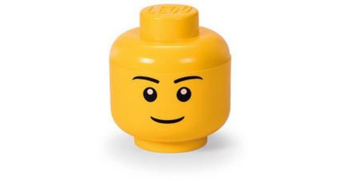 LEGO Iconic Tároló Doboz - Fiú Fej (S) - Minifigura Fej Tároló | Pepita.hu