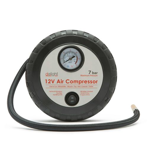 Delight 55806 12V Szivargyújtós Mini Kompresszor Elektromos Pumpa