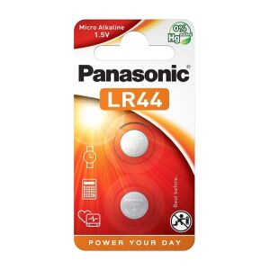 Panasonic LR44 Alkáli Gombelem - 2 db-os csomag 139654822 - Panasonic